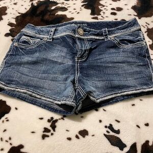 Maurices Dark Blue Jean Shorts